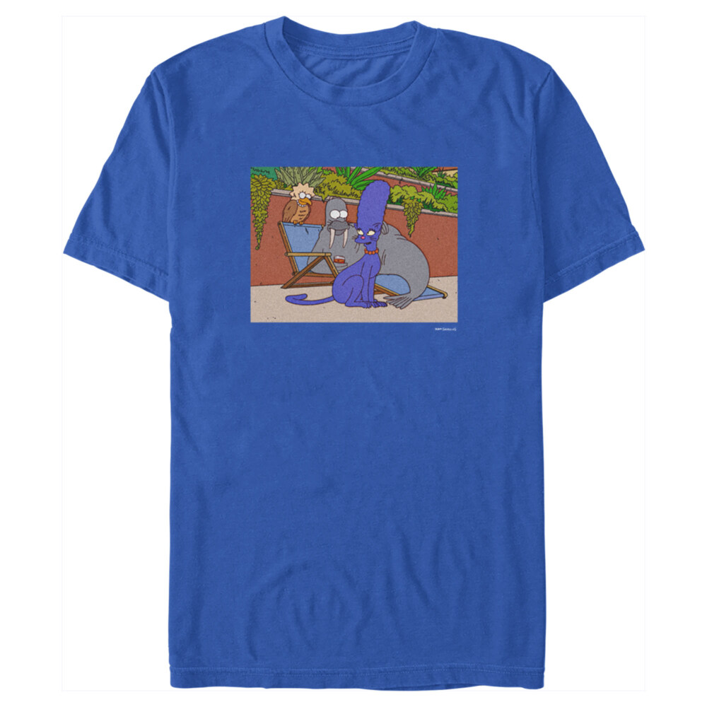 Men's The Simpsons Treehouse of Horrors Animals Scene  Adult T-Shirt