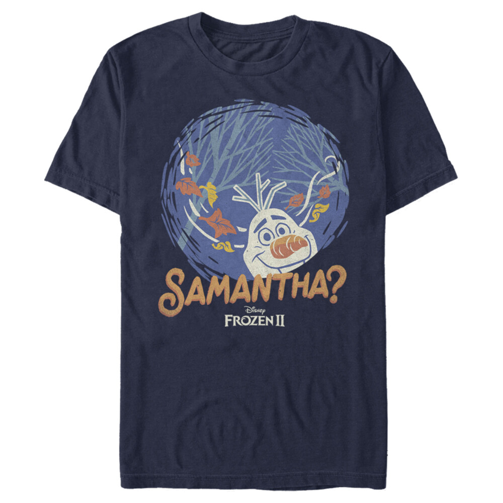 Men's Frozen 2 Olaf Samantha  Adult T-Shirt