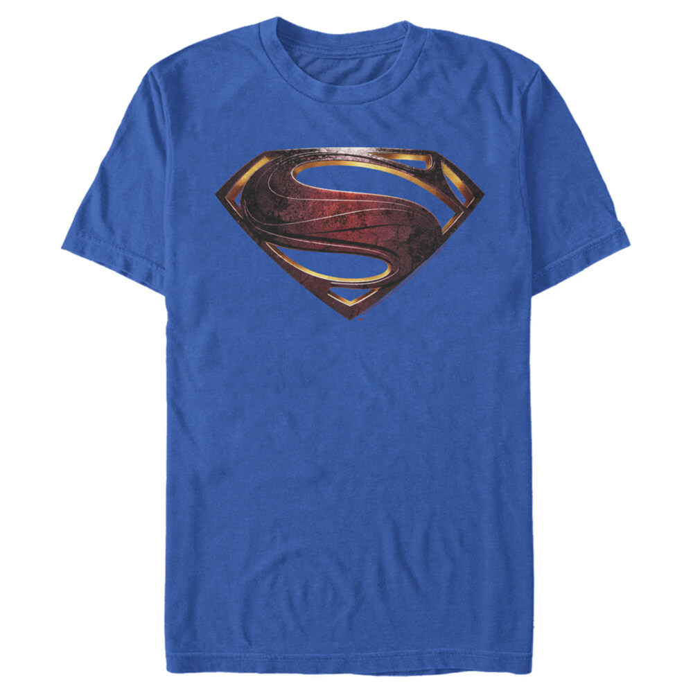 Men's Zack Snyder Justice League Superman Logo  Adult T-Shirt