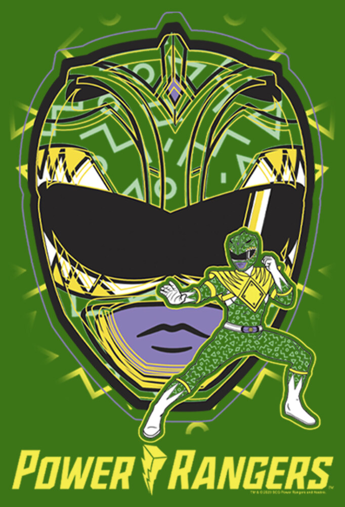 Men's Power Rangers Green Ranger Hero  Adult T-Shirt