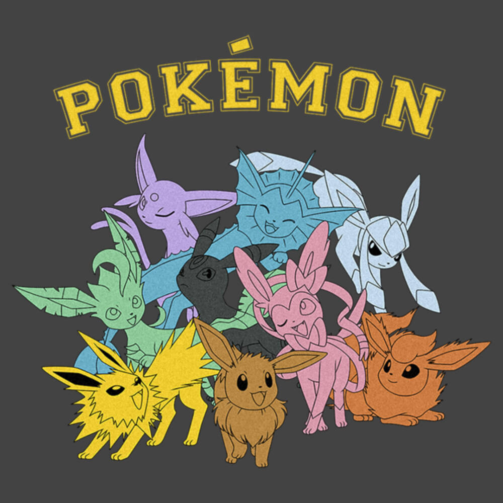 Men's Pokemon Eeveelutions  Adult Sweatshirt