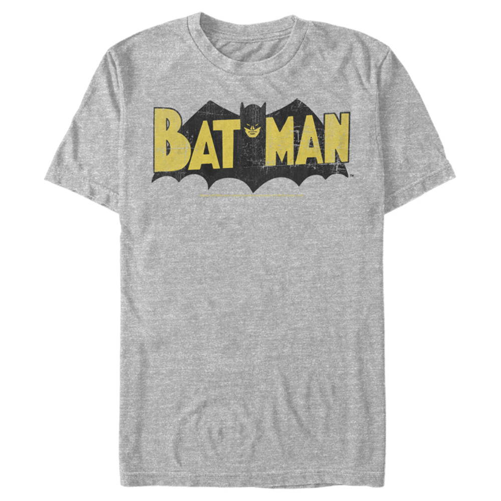 Men's Batman Logo Vintage  Adult T-Shirt