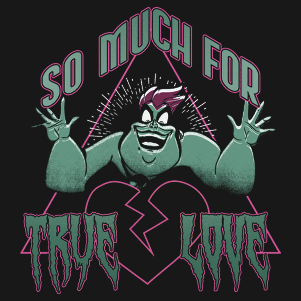 Men's The Little Mermaid Ursula So Much For True Love  Adult Long Sleeve Shirt