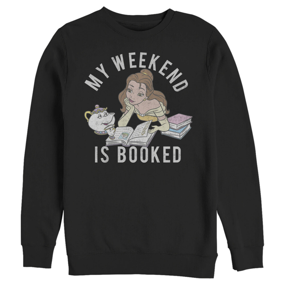 Men's Beauty and the Beast Weekend Booked  Adult Sweatshirt