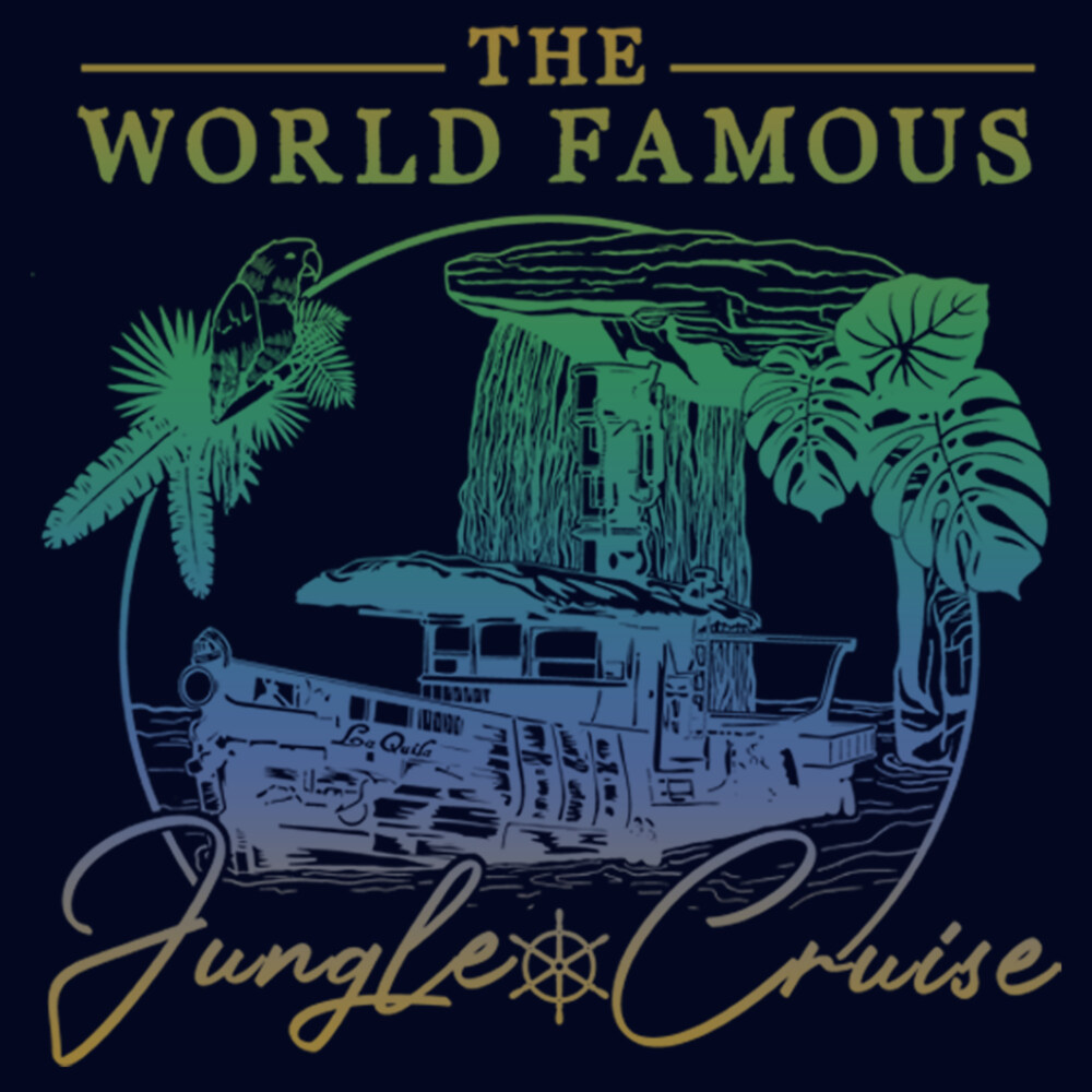 Men's Jungle Cruise The World Famous La Quila Ombre  Adult T-Shirt
