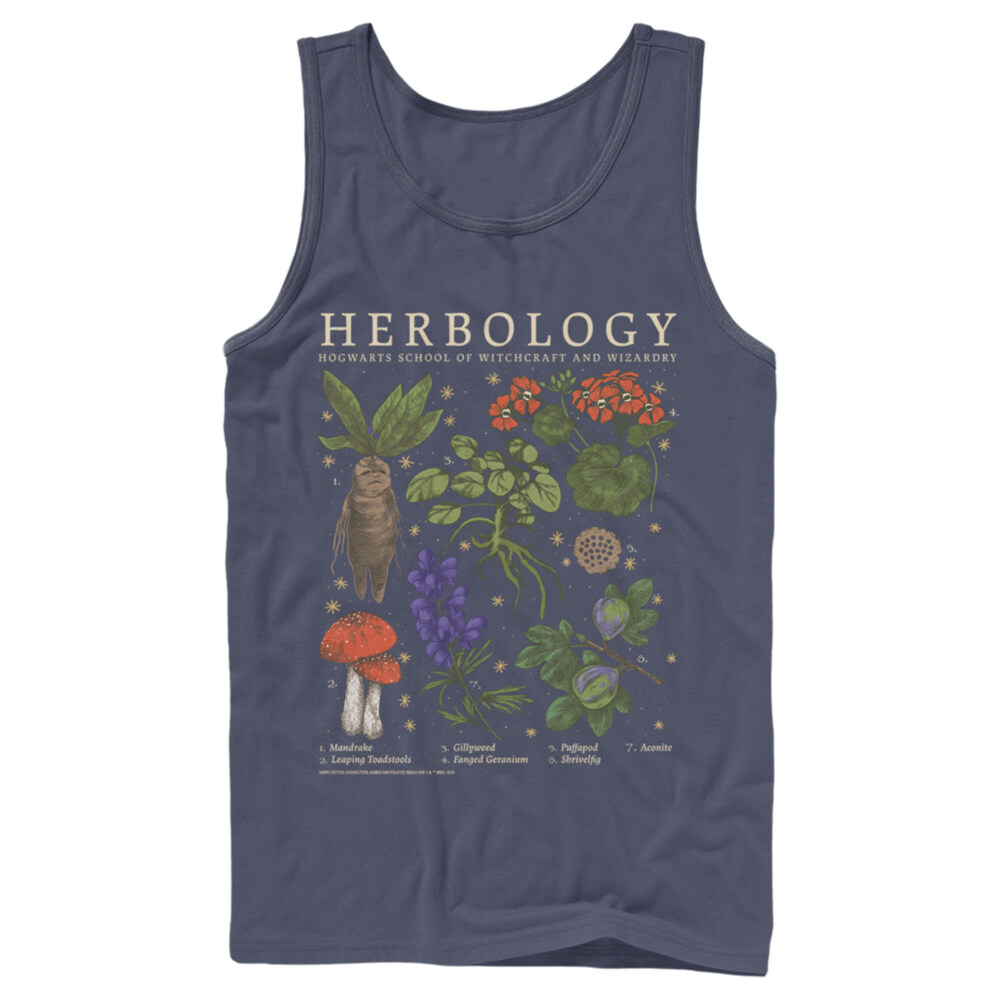 Men's Harry Potter Hogwarts Herbology  Adult Tank Top