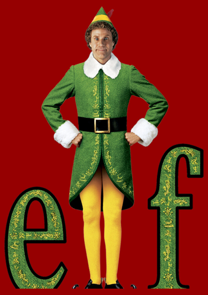 Men's Elf Buddy the Logo  Adult T-Shirt