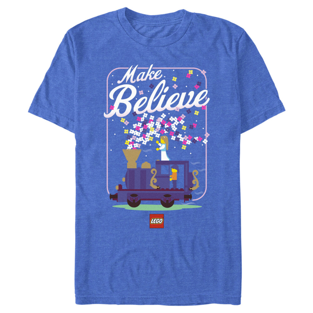 Men's LEGO Make Believe Train  Adult T-Shirt