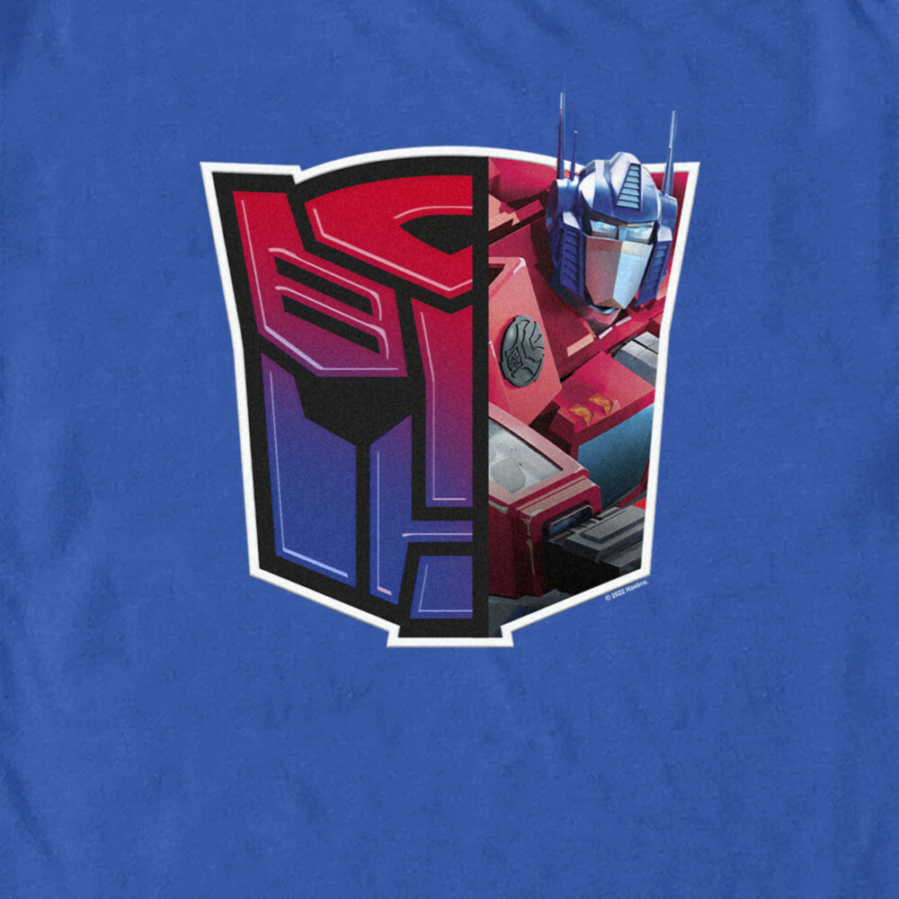Men's Transformers: EarthSpark Optimus Prime Autobots Logo  Adult T-Shirt