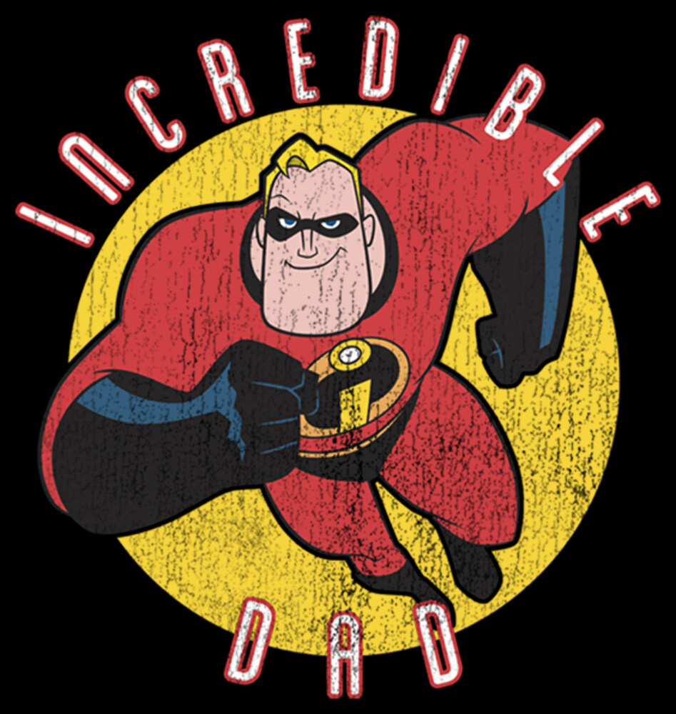 Men's The Incredibles Distressed Mr. Incredible Dad  Adult T-Shirt