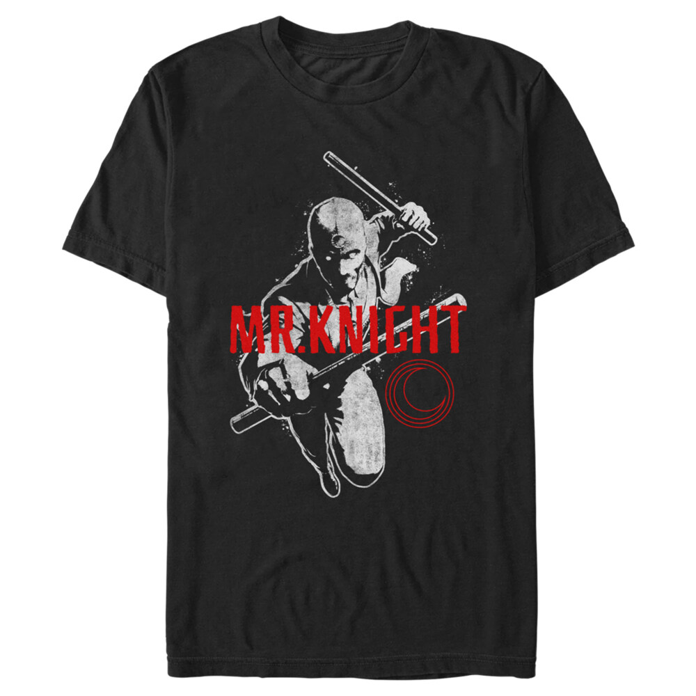 Men's Marvel: Moon Knight Retro Mr. Knight Portrait  Adult T-Shirt