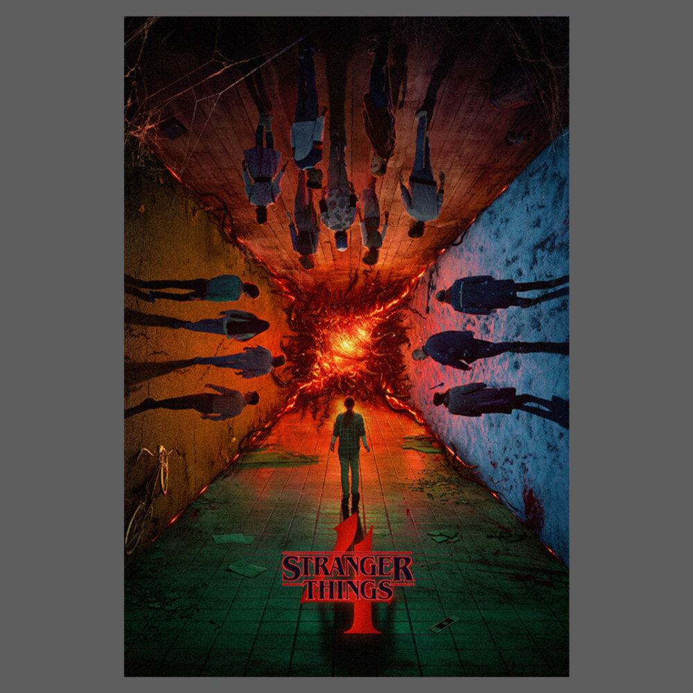 Men's Stranger Things The Rift Has Many Dimensions Poster  Adult Tank Top