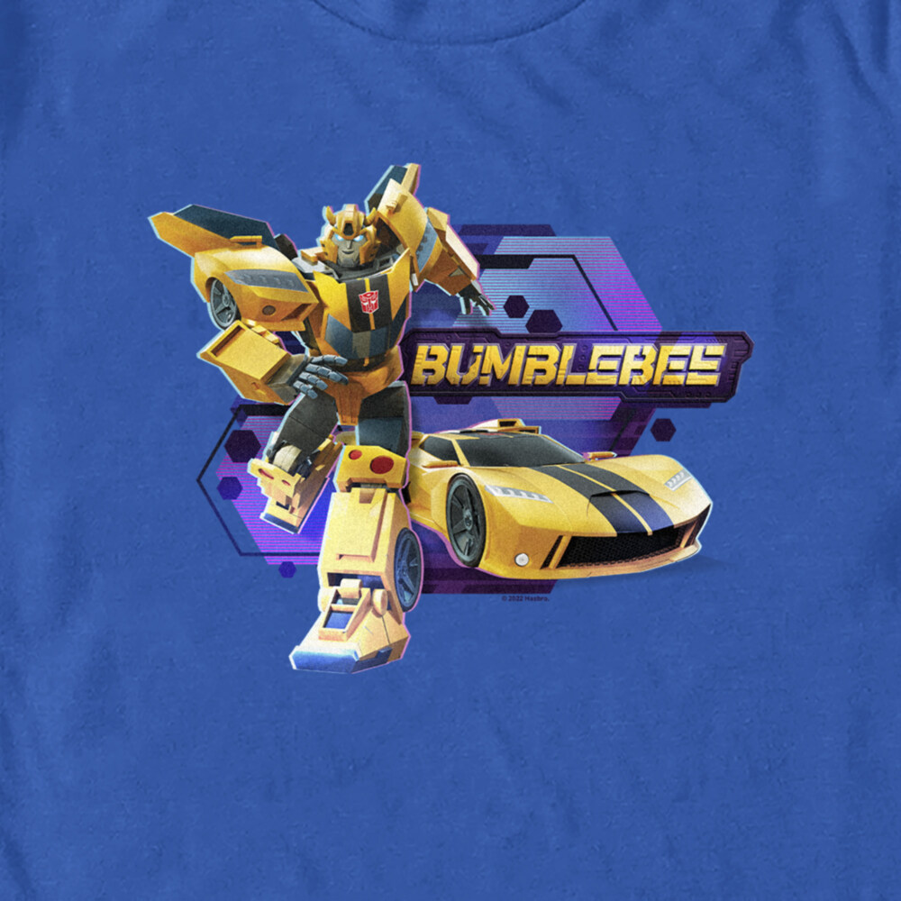 Men's Transformers: EarthSpark Bumblebee Badge  Adult T-Shirt