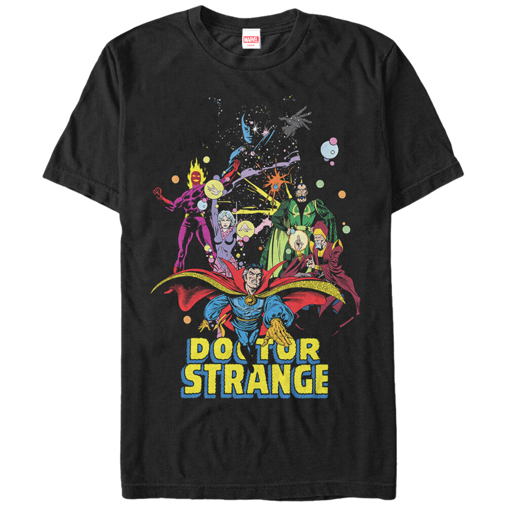 Men's Marvel Doctor Strange Classic Comic Scene  Adult T-Shirt