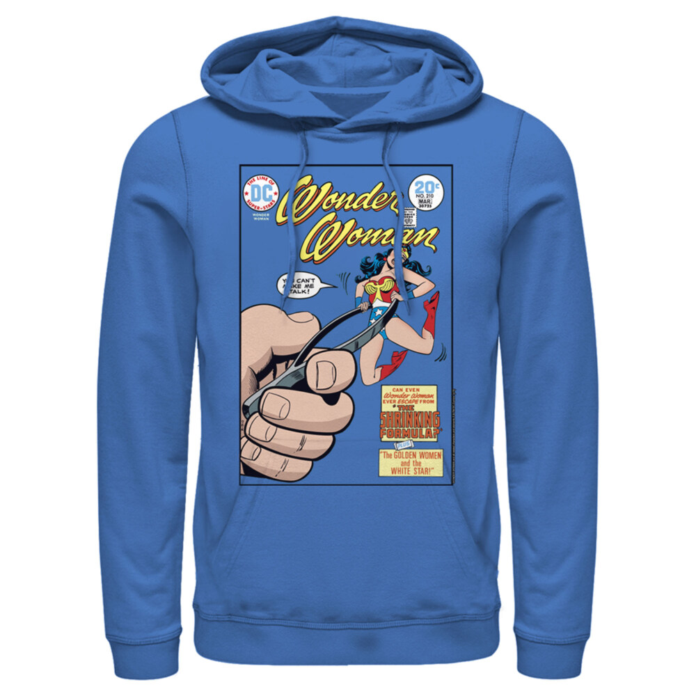 Men's Justice League Shrinking Woman Comic Book Cover  Adult Pull Over Hoodie