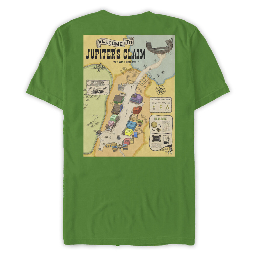 Men's NOPE Jupe's Loop Jupiter's Claim Map  Adult T-Shirt