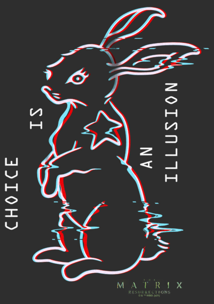 Men's The Matrix Resurrections Choice is an Illusion  Adult T-Shirt