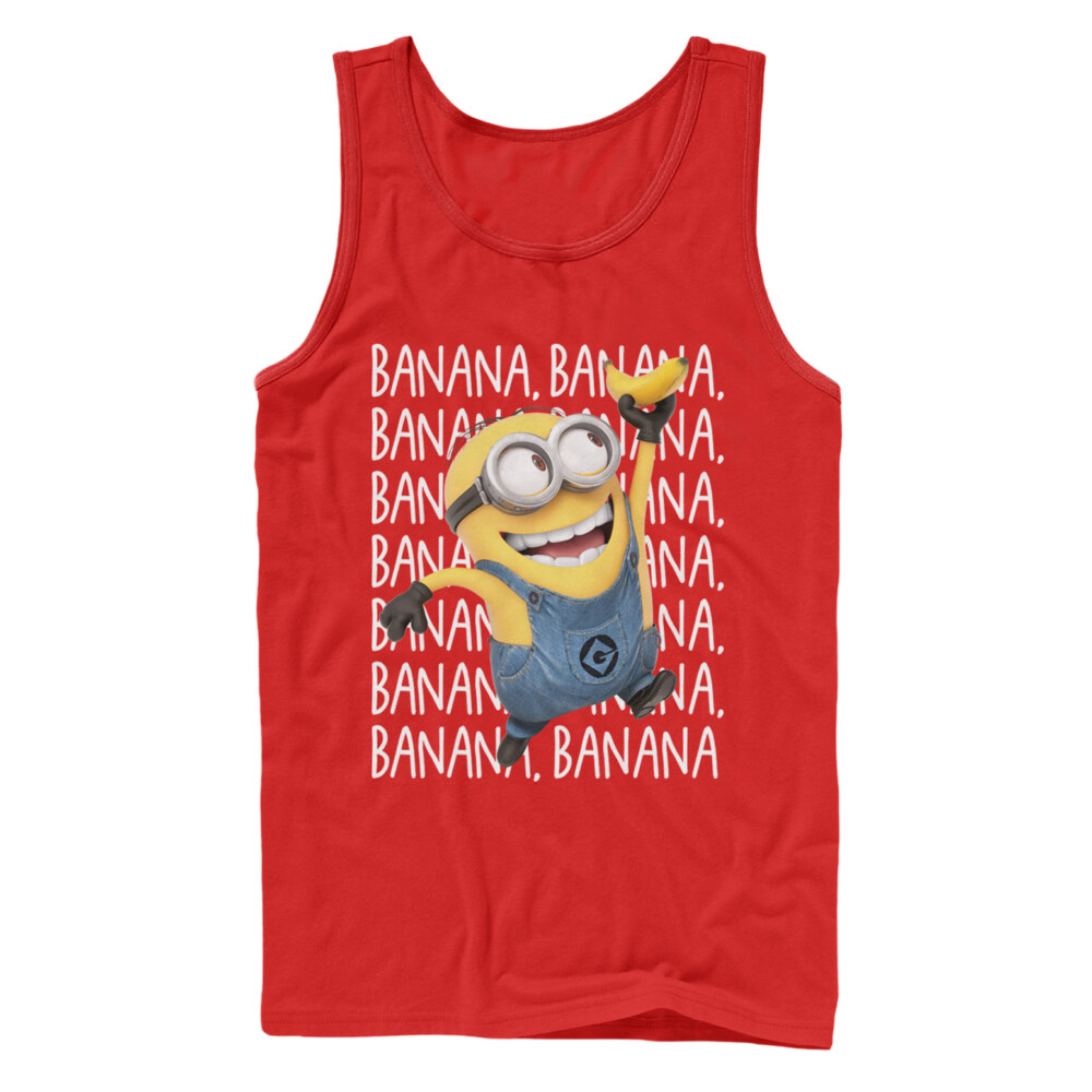 Men's Despicable Me Minions Repeat  Adult Tank Top