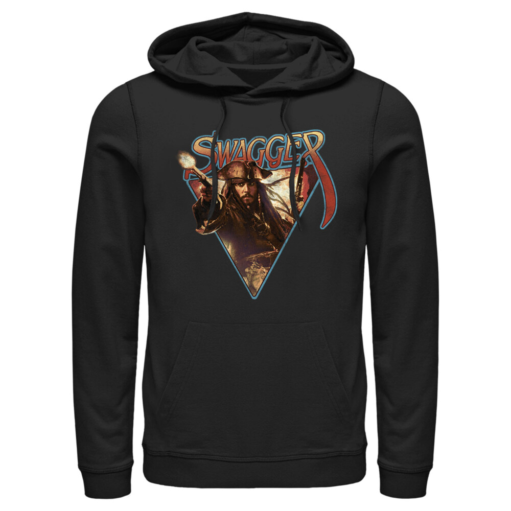 Men's Pirates of the Caribbean: Curse of the Black Pearl Jack Sparrow Swagger  Adult Pull Over Hoodie