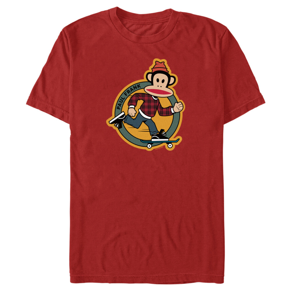 Men's Paul Frank Julius Skateboarding  Adult T-Shirt