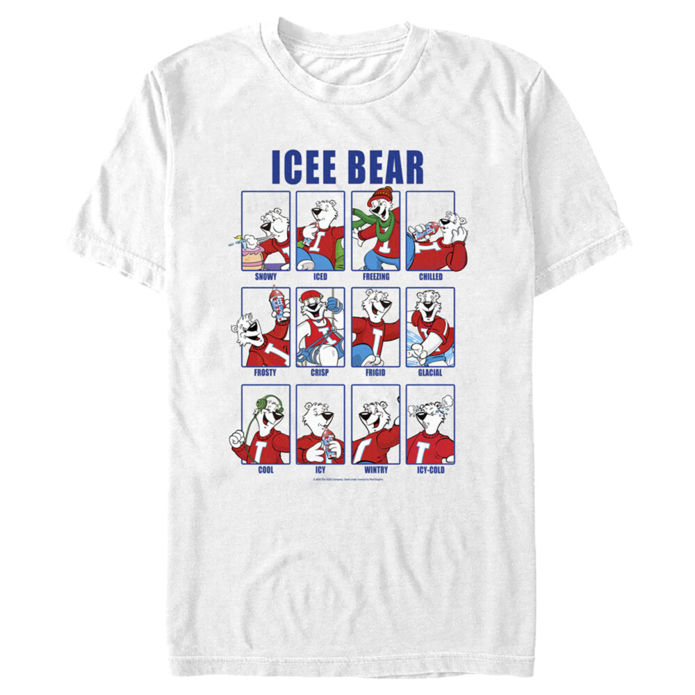 Men's ICEE Bear Emotions  Adult T-Shirt