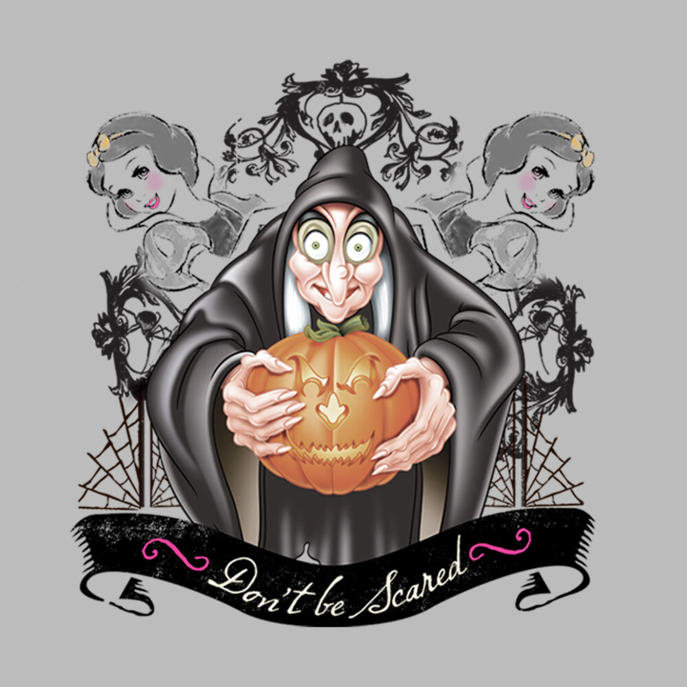 Men's Snow White and the Seven Dwarves Evil Queen Pumpkin  Adult Pull Over Hoodie