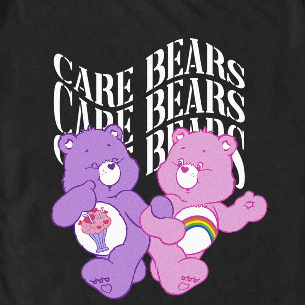 Men's Care Bears Happy Cheer and Share Bears  Adult T-Shirt