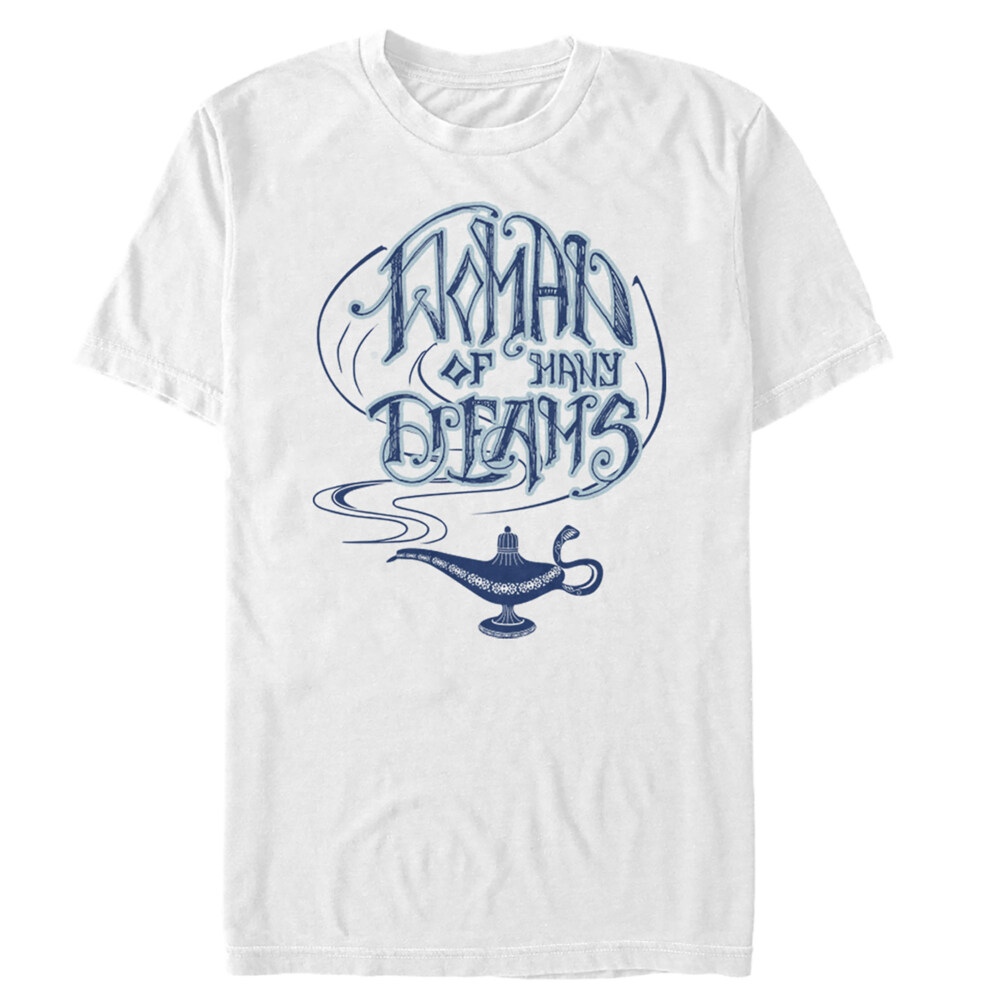 Men's Aladdin Woman of Many Dreams Lamp  Adult T-Shirt