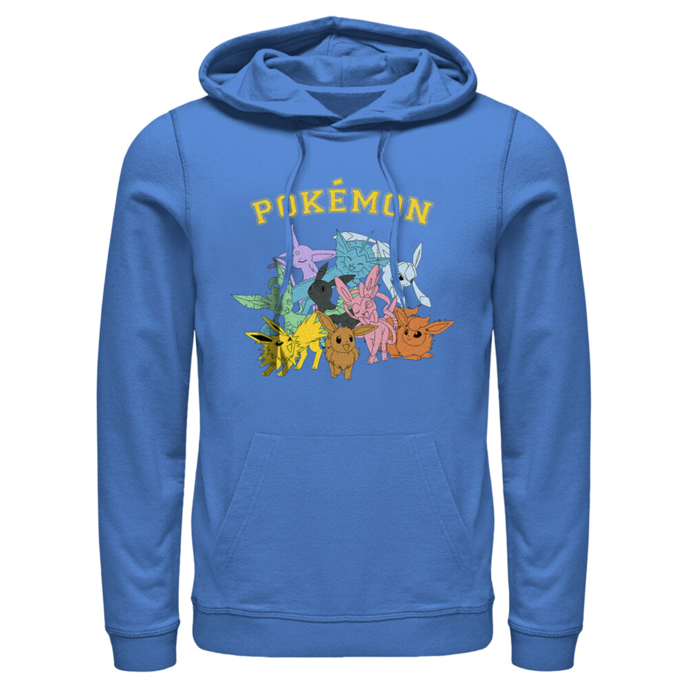 Men's Pokemon Eeveelutions  Adult Pull Over Hoodie