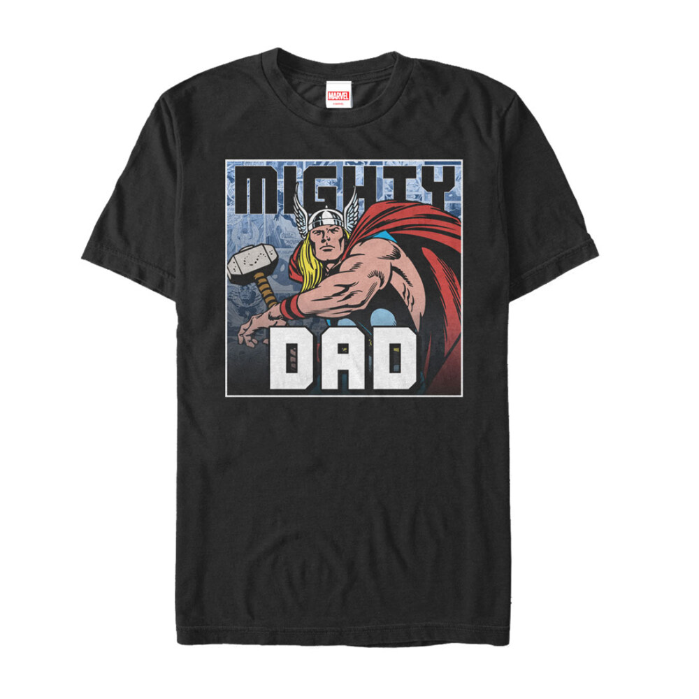 Men's Marvel Father's Day Thor Mighty Dad  Adult T-Shirt
