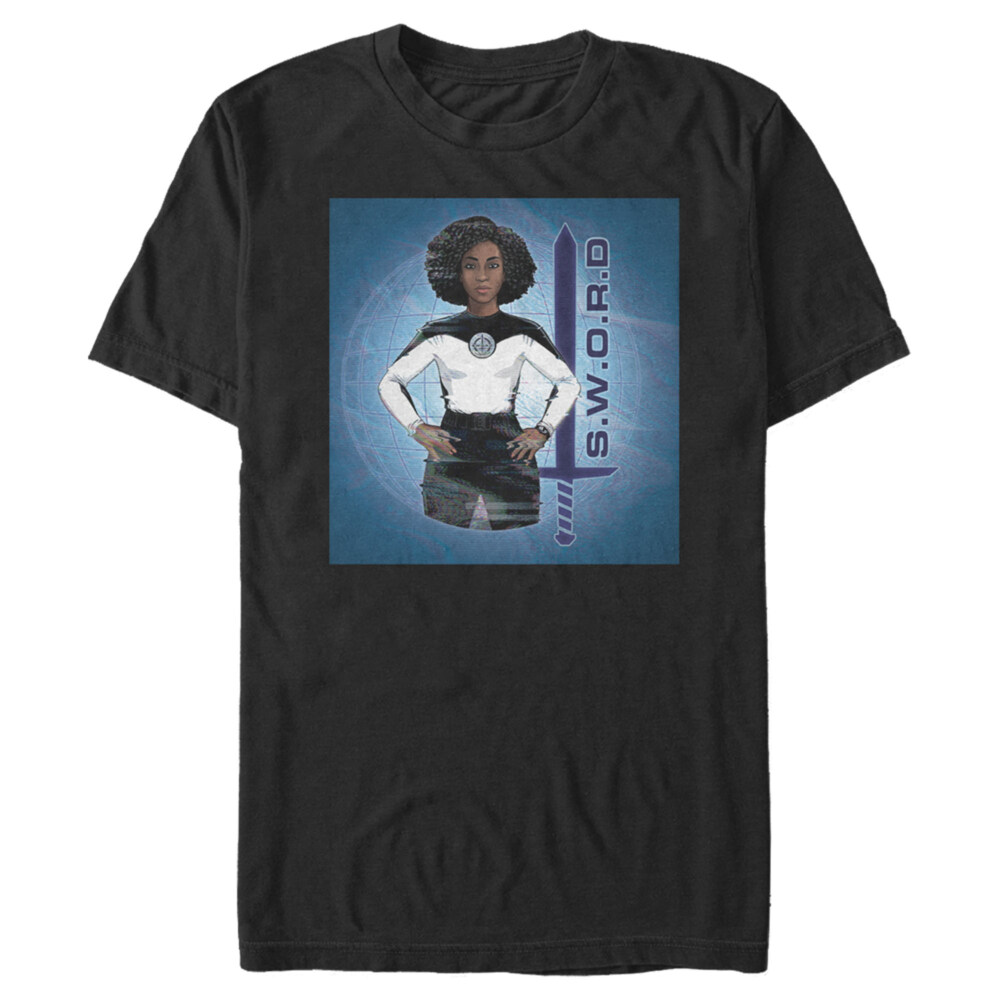 Men's Marvel WandaVision Monica Rambeau S.W.O.R.D  Adult T-Shirt