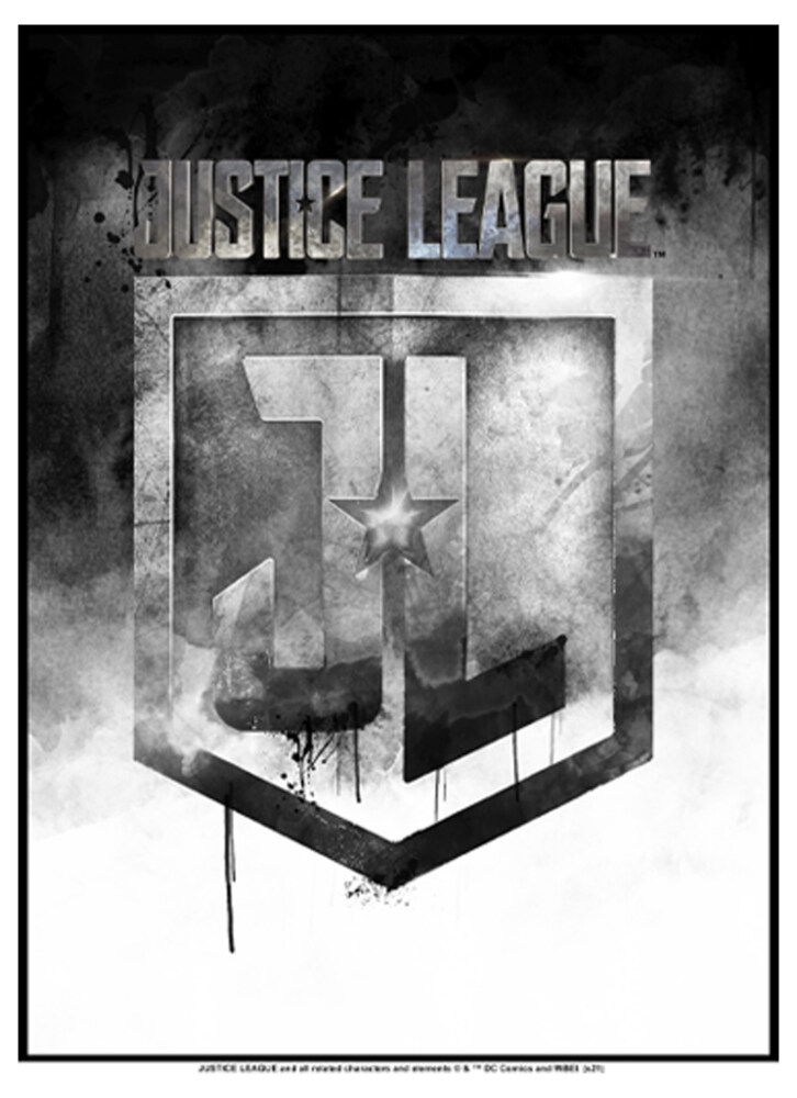 Men's Zack Snyder Justice League Boxed Badge Logo  Adult T-Shirt
