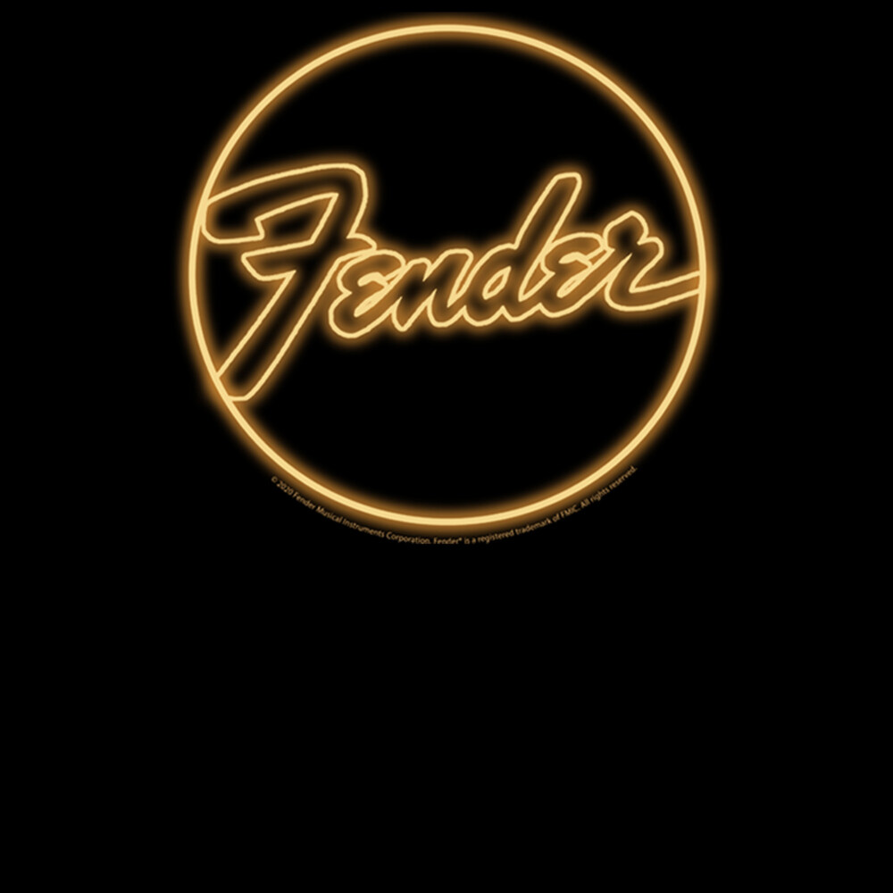 Men's Fender Neon Logo  Adult Sweatshirt