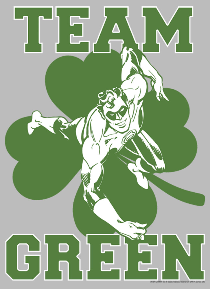 Men's Green Lantern St. Patrick's Day Team Green  Adult T-Shirt