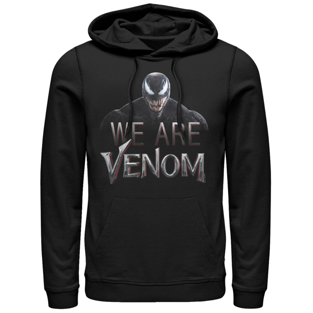 Men's Marvel We Are Venom Film Logo  Adult Pull Over Hoodie