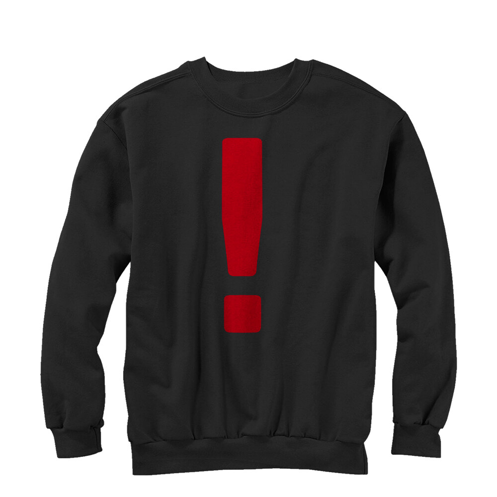 Men's Lost Gods Exclamation Mark  Adult Sweatshirt