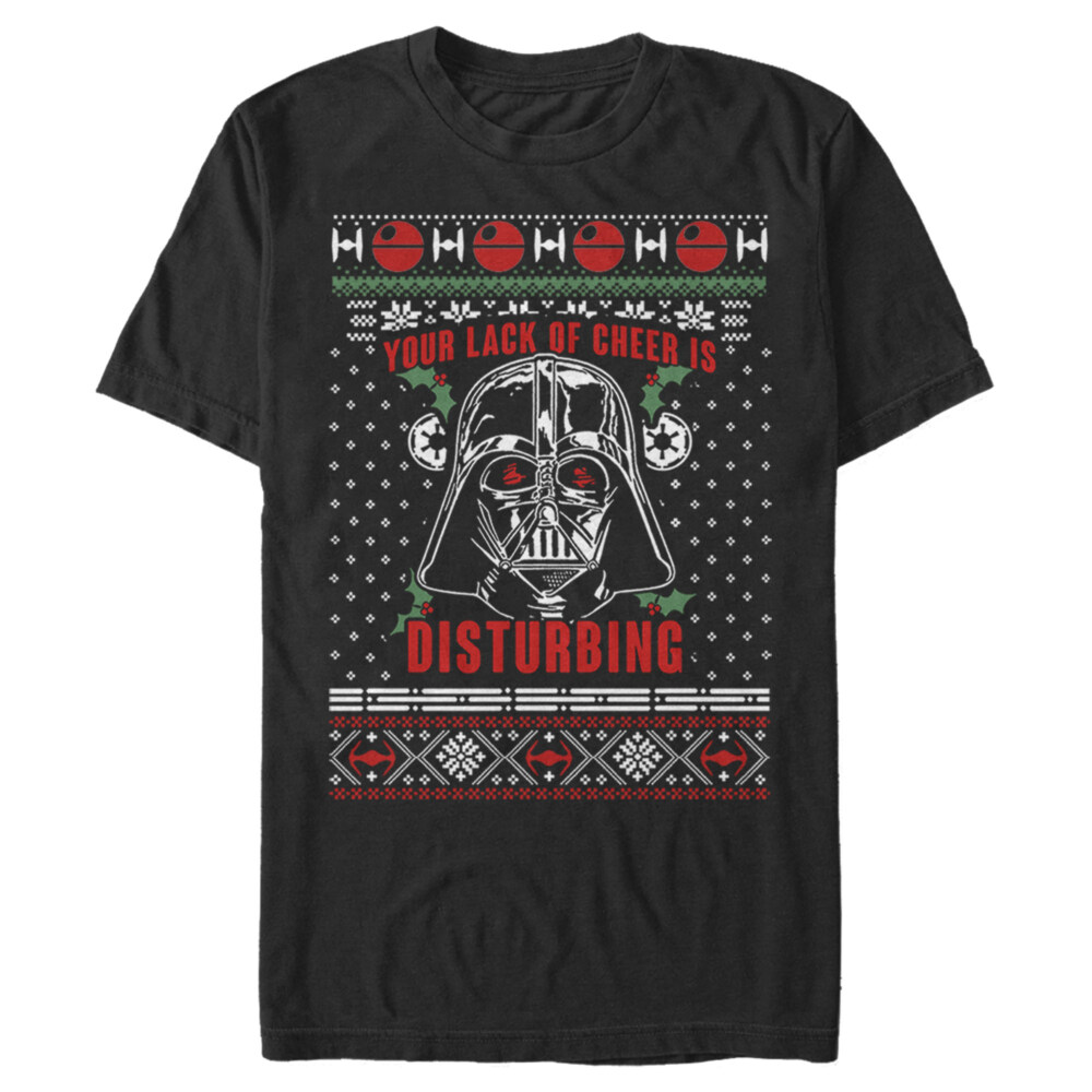 Men's Star Wars Ugly Christmas Sith Lord  Adult T-Shirt