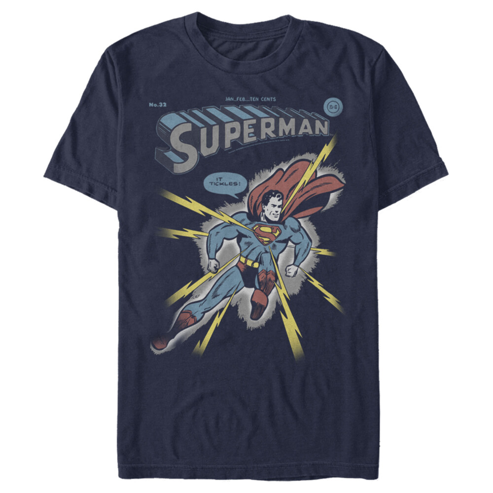 Men's Superman Electrified  Adult T-Shirt