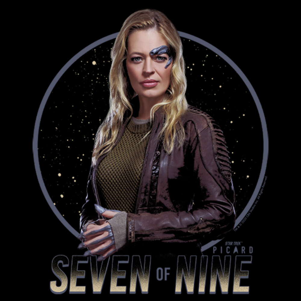 Men's Star Trek: Picard Seven of Nine  Adult T-Shirt