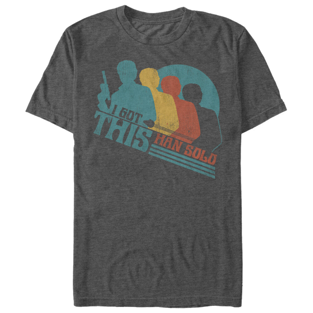 Men's Solo: A Star Wars Story Retro I Got This Rainbow  Adult T-Shirt