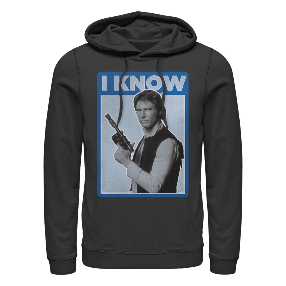 Women's Star Wars Han Solo Quote I Know  Adult Pull Over Hoodie
