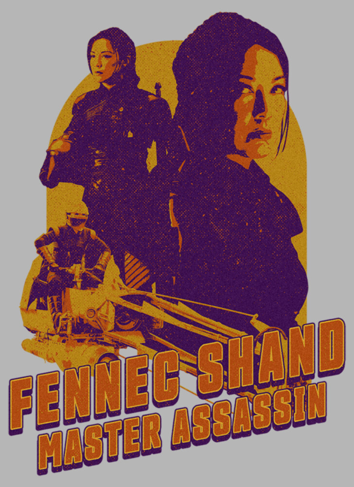 Men's Star Wars: The Book of Boba Fett Fennec Shand Master Assassin  Adult Long Sleeve Shirt