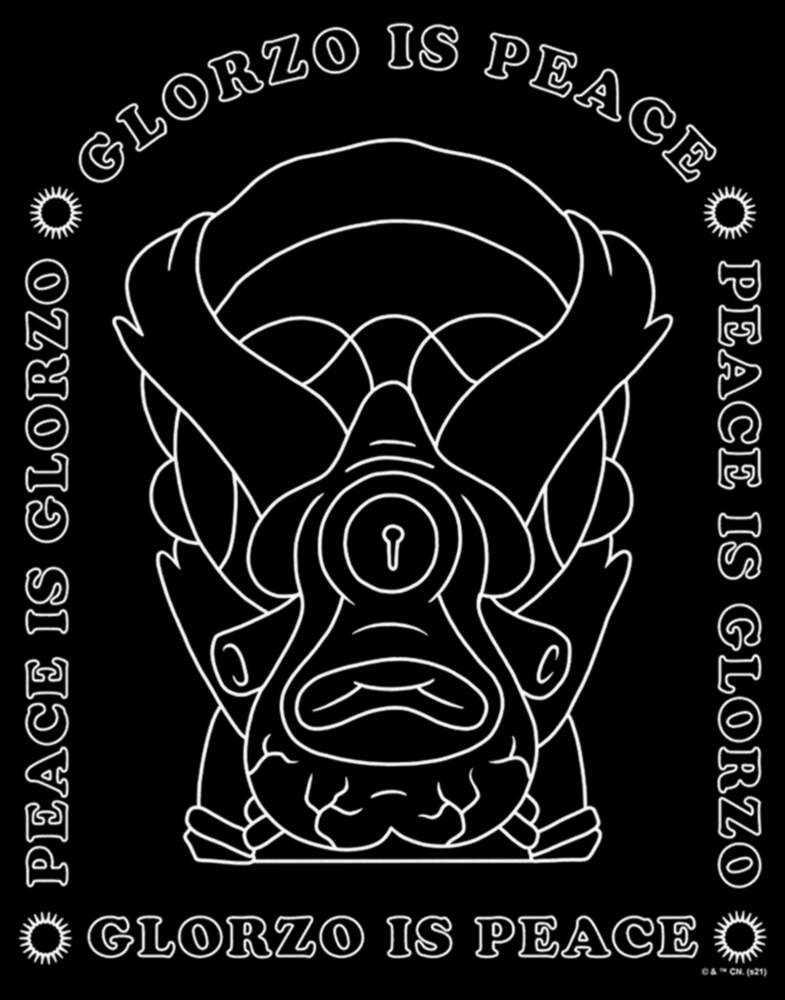 Men's Rick And Morty Glorzo Is Peace  Adult T-Shirt