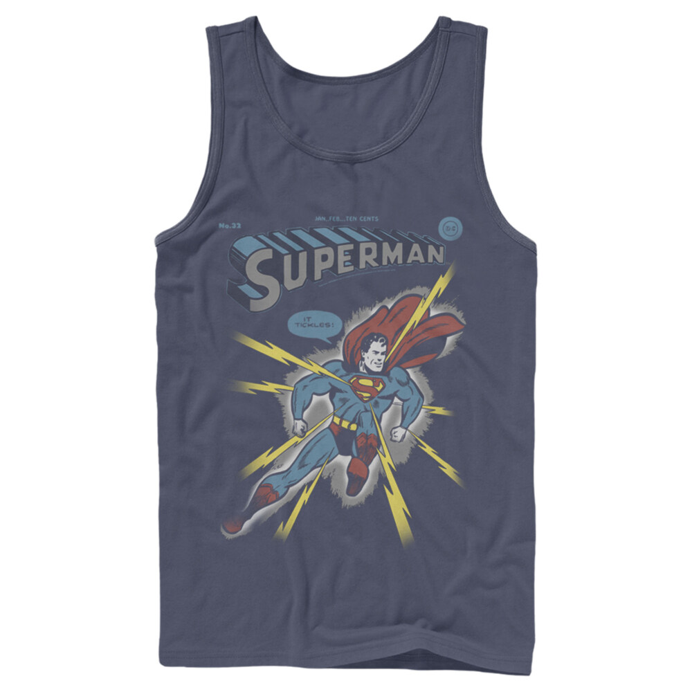 Men's Superman Electrified  Adult Tank Top