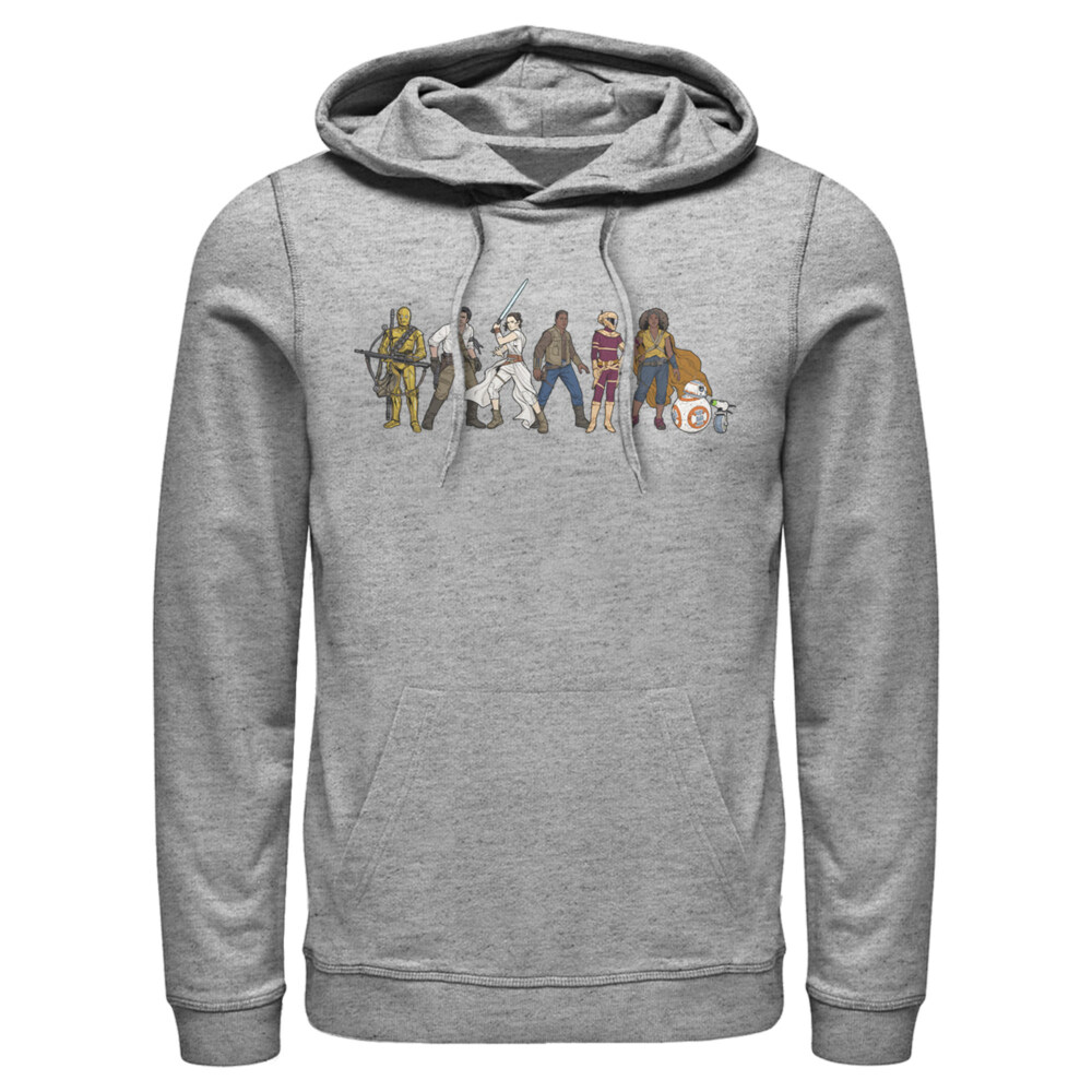 Men's Star Wars: The Rise of Skywalker Rebel Line  Adult Pull Over Hoodie