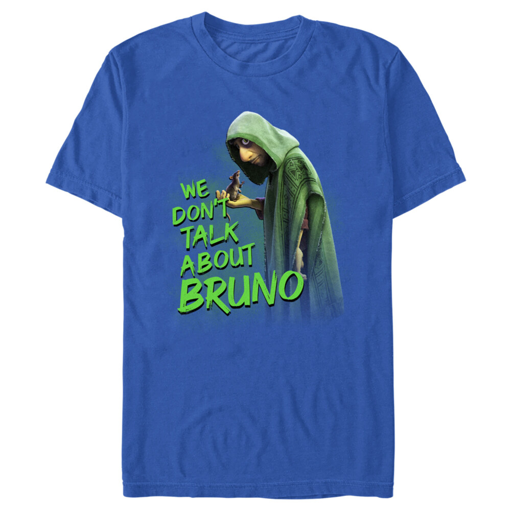 Men's Encanto We Don't Talk About Bruno Green Text  Adult T-Shirt