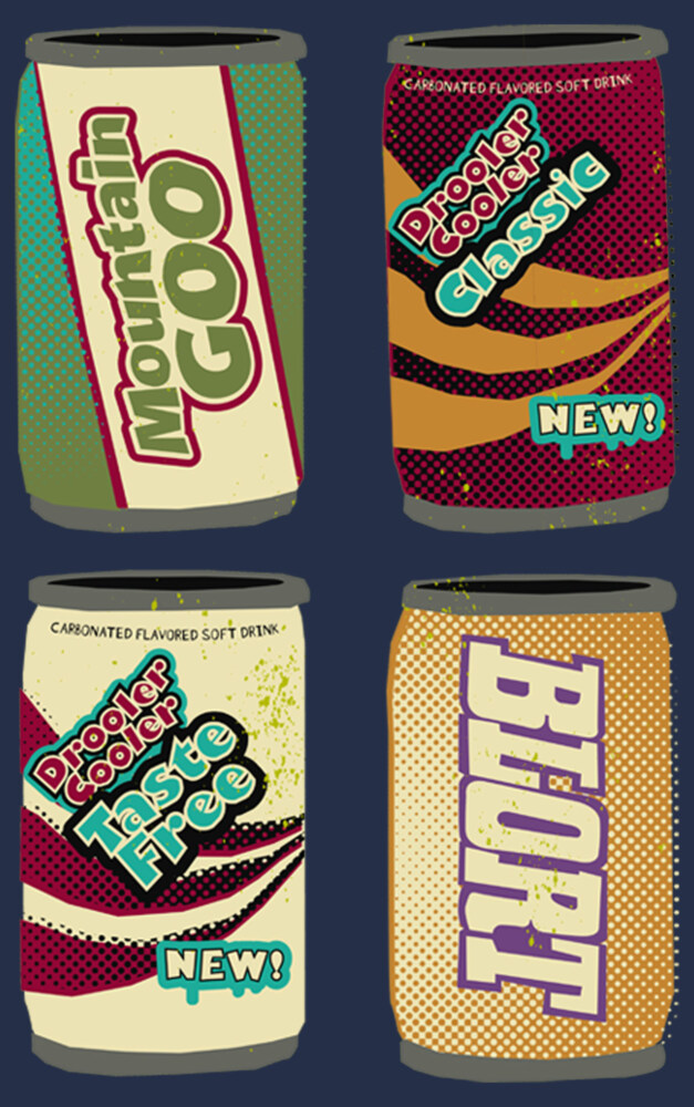 Men's Monsters at Work Monster Soda Pop  Adult T-Shirt