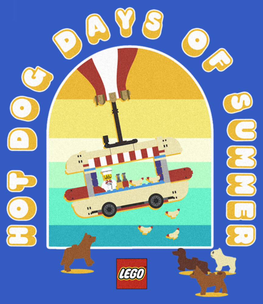 Men's LEGO Hot Dog Days of Summer  Adult T-Shirt