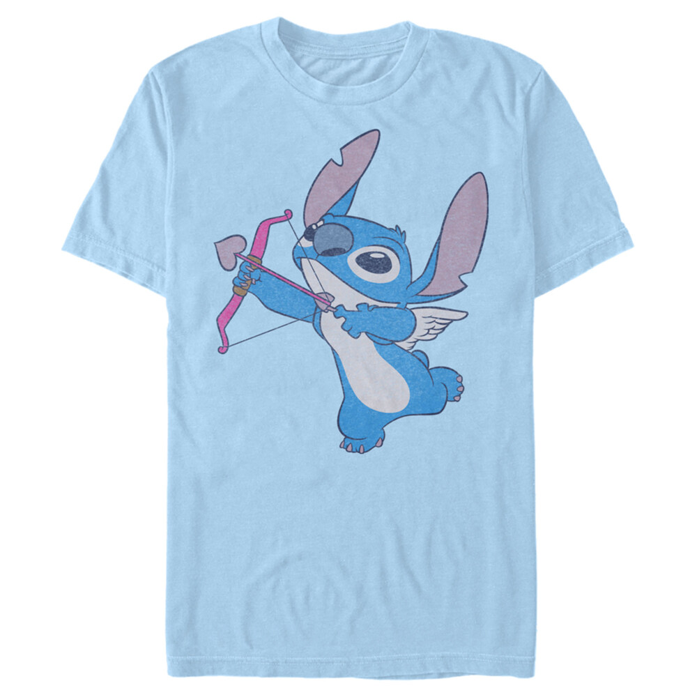 Men's Lilo & Stitch Love Shot  Adult T-Shirt