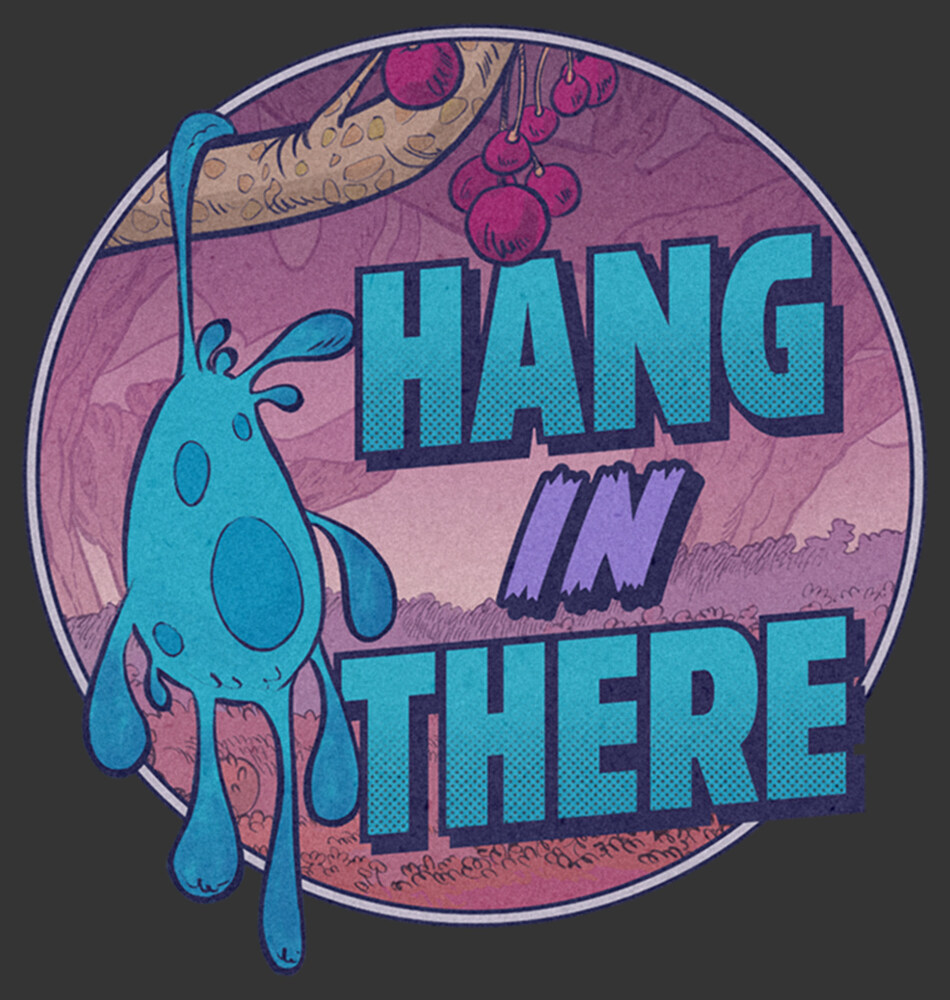Men's Strange World Splat Hang in There  Adult T-Shirt